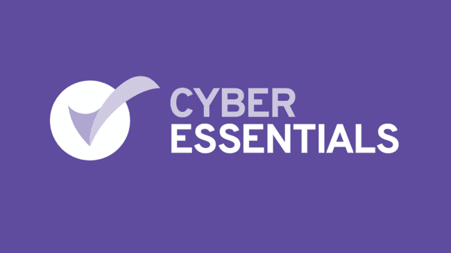 Cyber Essentials logo on purple