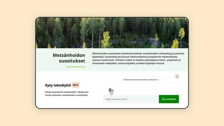 Placeholder image for Metsanhoidon suositukset Tapio case