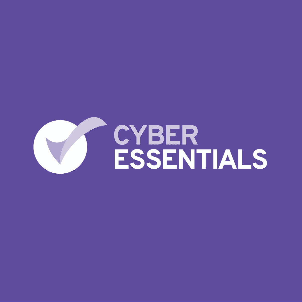 Cyber Essentials logo on purple